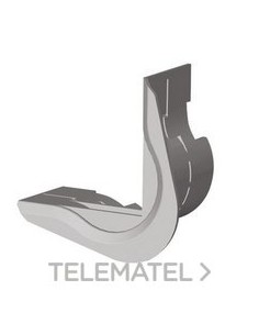 CANTONERA ANGULO PLANO U24X PVC