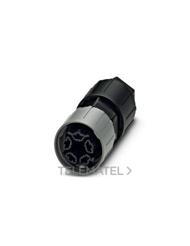 CONECTOR QPD P 4PE2,5 6-11 TL BK 1CP