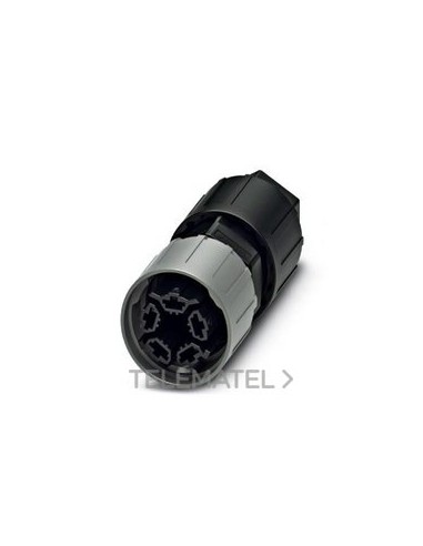 CONECTOR QPD P 4PE1,5 5-10 BK