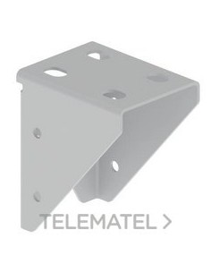 CONECTOR OMEGA PERFORADA EPOXI GRIS