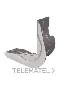 CANTONERA ANGULO PLANO U24X PVC