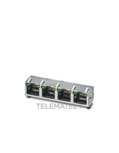 CTR.PL.CI RJ45 CUC-MP-J1ST-A/4R4LT-LED