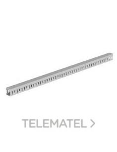 CANAL 25x20 U43X GRIS RAL7035