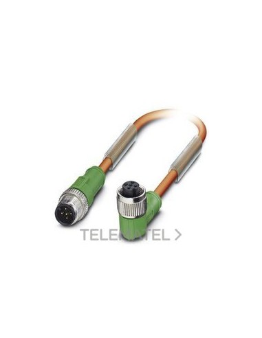 CABLE SOR.ACT.SAC-5P M12MS/1,0-PUR/M12FR