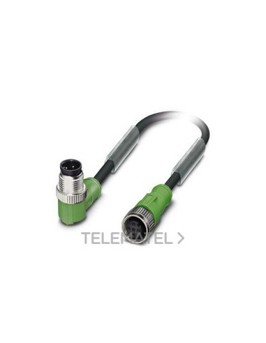 CABLE SAC-4P-M12MR/2,0-PUR/M12FS