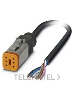 CBL.SOR./ACTUADORES SAC-6P 3,0-PUR/DTFS