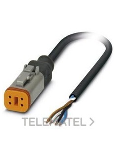 CBL.SOR./ACTUADORES SAC-4P 5,0-PUR/DTFS