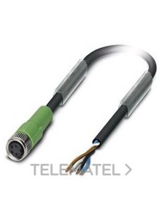 CBL.SOR./ACTUADORES SAC-4P 3,0-PVC/MACHO