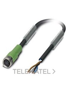 CBL.SOR./ACTUADORES SAC-4P 1,5-PVC/MACHO