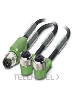 CBL.SOR./ACTUADORES SAC-3P-M12Y/2X1