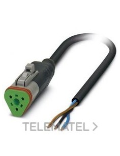 CBL.SOR./ACTUADORES SAC-3P 5,0-PUR/DTFS