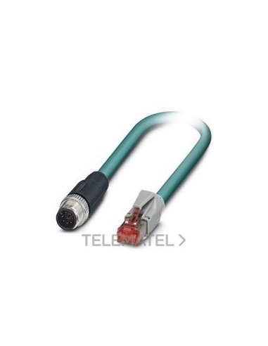 CABLE ETHERNET VS-M12MS-IP20-94B-LI/10,0