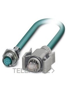 CABLE ETHERNET VS-M12FSBP-IP67-94C-LI/2