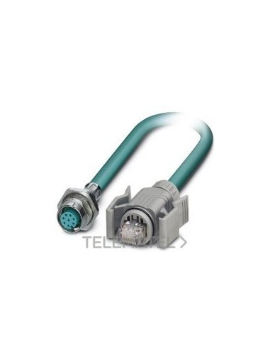 CABLE ETHERNET VS-M12FSBP-IP67-94C-LI/2