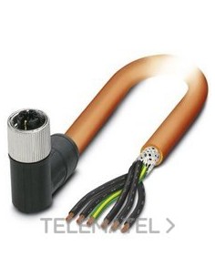 CABLE POT.SAC-6P-1,5-PVC/M12FRM PE SH