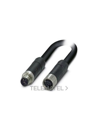 CABLE POT.SAC-4P-M12MSL/0,6-PVC/FSL