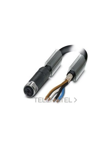 CBL.POT.SAC-4P-15,0-PUR/M12FST SH 12A