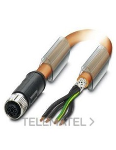 CABLE POT.SAC-4P-15,0-PUR/M12FSS PE SH