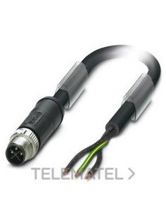 CABLE POT.SAC-3P-M12MSS/5,0-PUR PE