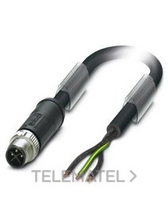 CABLE POT.SAC-3P-M12MSS/1,0-PUR PE