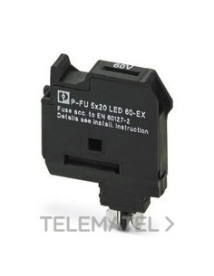 CABEZA PORTAFUSIBLE P-FU 5X20 LED 60-EX