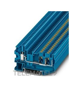 BORNE PUSH-IN TORN.0,2mm²-6mm² 6,2mm BU