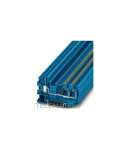 BORNE PUSH-IN TORN.0,2mm²-6mm² 6,2mm BU