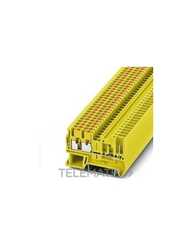BORNE PUSH-IN ENCHBL.0,14-4mm² 5,2mm YE