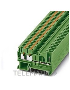 BORNE PUSH-IN ENCHBL.0,14-4mm² 5,2mm GN