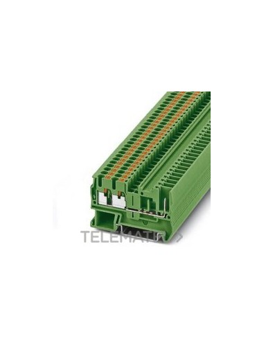 BORNE PUSH-IN ENCHBL.0,14-4mm² 5,2mm GN