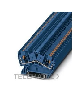 BORNE PUSH-IN 0,2-6mm² 6,2mm PTS 4 BU