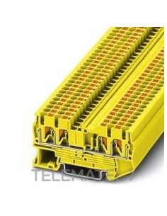 BORNE PUSH-IN 0,14-4mm² 5,2X35,3mm YE