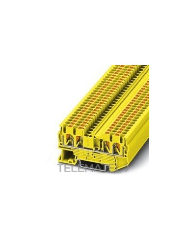 BORNE PUSH-IN 0,14-4mm² 5,2X35,3mm YE