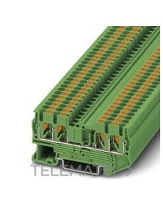 BORNE PUSH-IN 0,14-4mm² 5,2X35,3mm GN