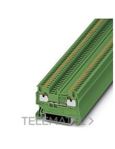 BORNE PUSH-IN 0,14-1,5mm² 3,5X30,5mm GN