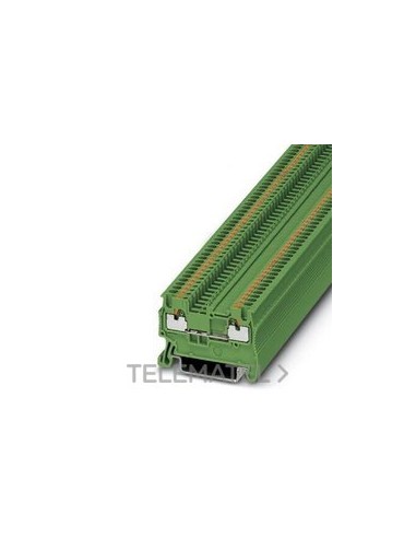 BORNE PUSH-IN 0,14-1,5mm² 3,5X30,5mm GN