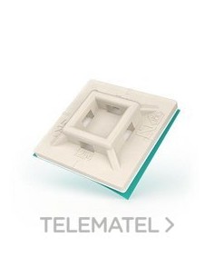 BASE ADHESIVA POLIAMIDA 6.6 19mm NATURAL