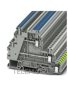 BORNE DE TIERRA PARA CARRIL UT 4-PE/L/N