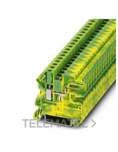 BORNE DE TIERRA PARA CARRIL UT 4/1P-H-PE