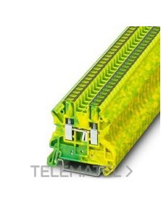 BORNE DE TIERRA PARA CARRIL UT 2,5-PE BK