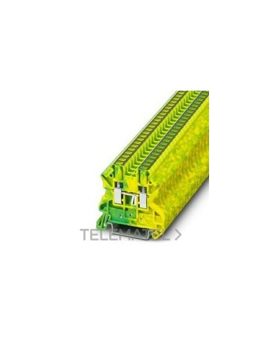 BORNE DE TIERRA PARA CARRIL UT 2,5-PE BK