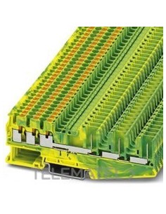 BORNE TIERRA P/CARRIL PT 2,5-HEXA/3P-PE