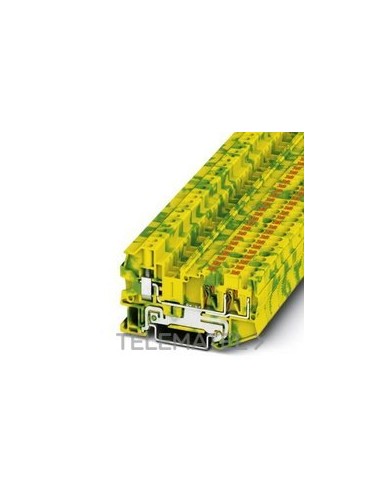 BORNE TIERRA CX.PUSH-IN 6,2mm YE GN