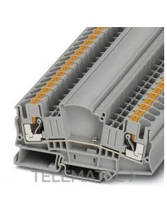 BORNE DE PASO PTMED-6 0,5-10mm² GY