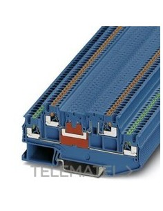 BORNE PASO CX.PUSH-IN PTT 1,5/S-2L BU