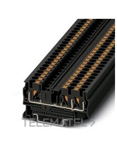 BORNE PASO CX.PUSH-IN PT 4-TWIN BK