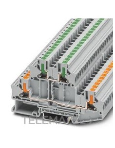 BORNE DE DOBLE PISO PTTBV 4/U-OG/O-GN
