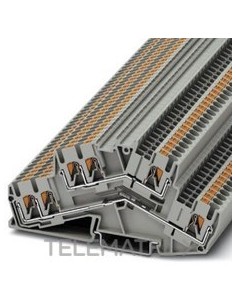 BORNE DE DOBLE PISO PTTBS 2,5-TWIN GRIS