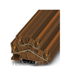 BORNE DBL.PISO PTTBS 2,5 BN CX.PUSH-IN