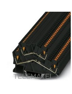 BORNE DBL.PISO PTTBS 2,5 BK CX.PUSH-IN